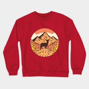 Deer Hunting Outdoor Mountain T-Shirt Crewneck Sweatshirt